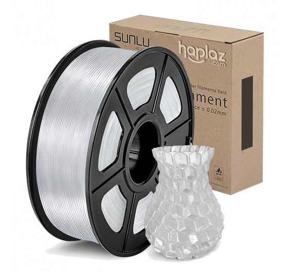 Filamento PLA Premium 1.75mm Impresión 3D Transparente