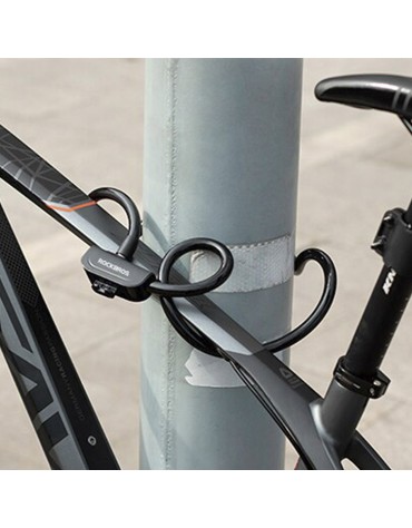 Guaya Seguridad Bicicleta Rockbros Candado Con Llave Segura