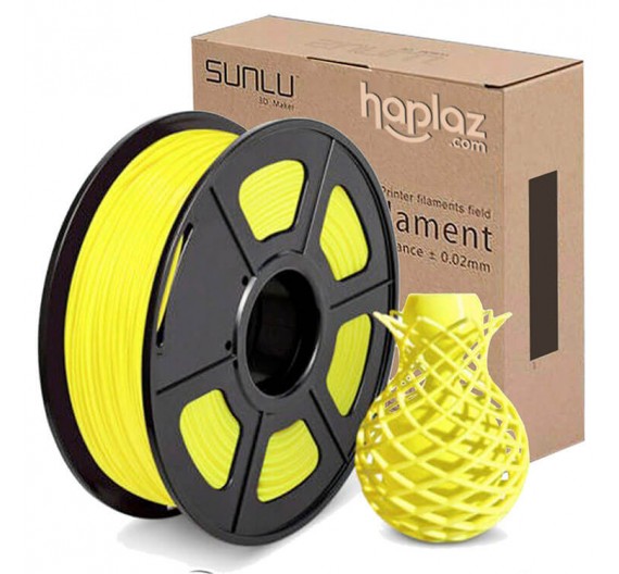 Filamento PLA Premium 1.75mm Impresión 3D Amarillo