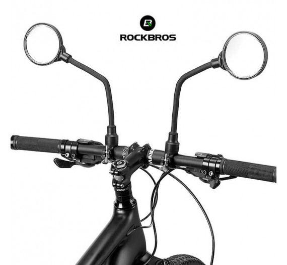 Espejo Retrovisor Rockbros Universal 360° Moto Bicicleta