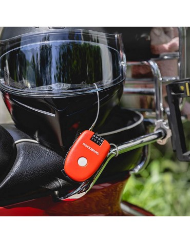 Candado De Seguridad Con Clave Rockbros Para Bicicleta o Moto