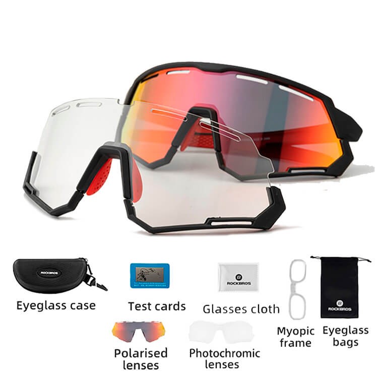 Gafas Deportivas Ciclismo Uv400 Rockbros Lentes Espejado