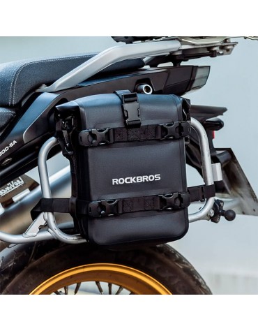 Bolso Rockbros Moto Bicicleta Canguro Alforja Impermeable