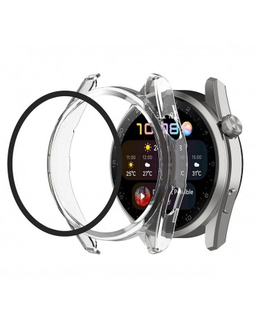 Protector Carcasa Para Huawei Watch 3 Vidrio Templado | haplaz.com