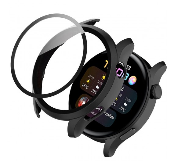Protector Carcasa Para Huawei Watch 3 Vidrio Templado