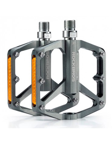 Pedales de Bicicleta Reflectivos Rockbros Ruta Montaña | haplaz.com