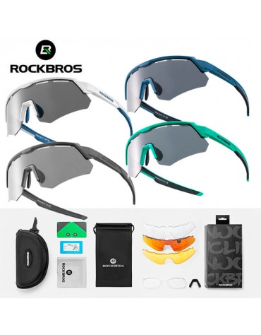 Gafas Polarizadas Rockbros SP246 4 Lentes UV400