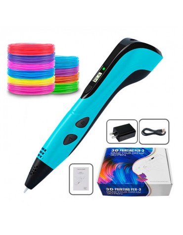 Bolígrafo Lápiz 3D + 3 Filamentos Impresión 3D | haplaz.com