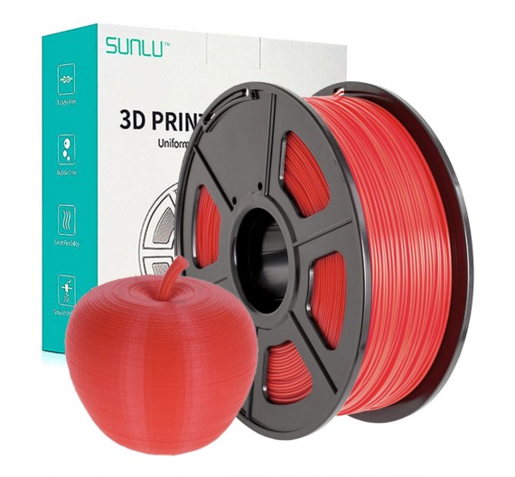 Filamento PLA Premium 1.75mm Impresión 3D Rojo