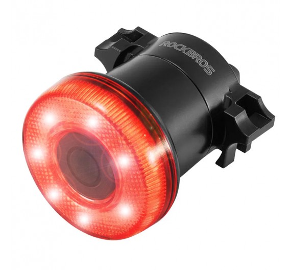 Luz Trasera Bicicleta Rockbros Recargable Stop