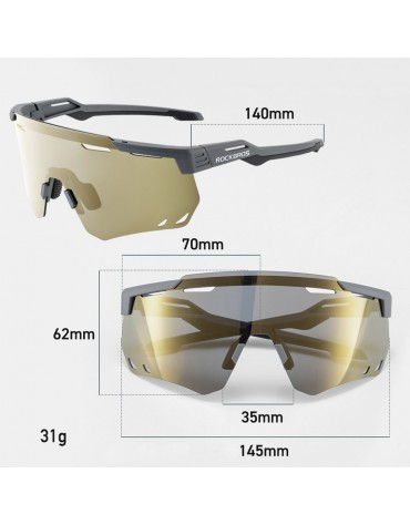 Gafas de Sol Polarizadas Rockbros Filtro Uv400 Deportivas