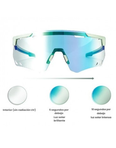 Rockbros Gafas Fotocromáticas Espejo UV400 Ciclismo