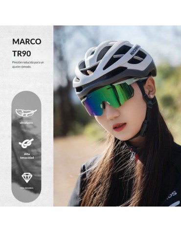 Rockbros Gafas Fotocromáticas Espejo UV400 Ciclismo