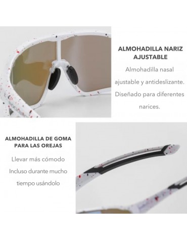 Gafas Ciclismo Lentes Polarizadas Rockbros Running