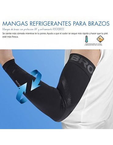 Mangas Deportivas Protección Solar Uv Upf 50 Rockbros