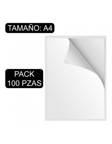 Papel Adhesivo Tamaño A4...