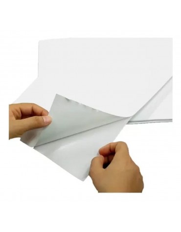 Papel Adhesivo Tamaño A4 210x297mm 100 Hojas Etiquetas