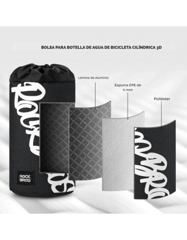 Portabotellas Térmico Para Bicicleta Rockbros